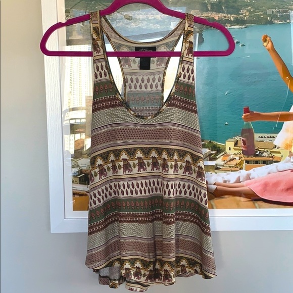 Torn by Ronny Kobo Elephant print tank top - Picture 4 of 10